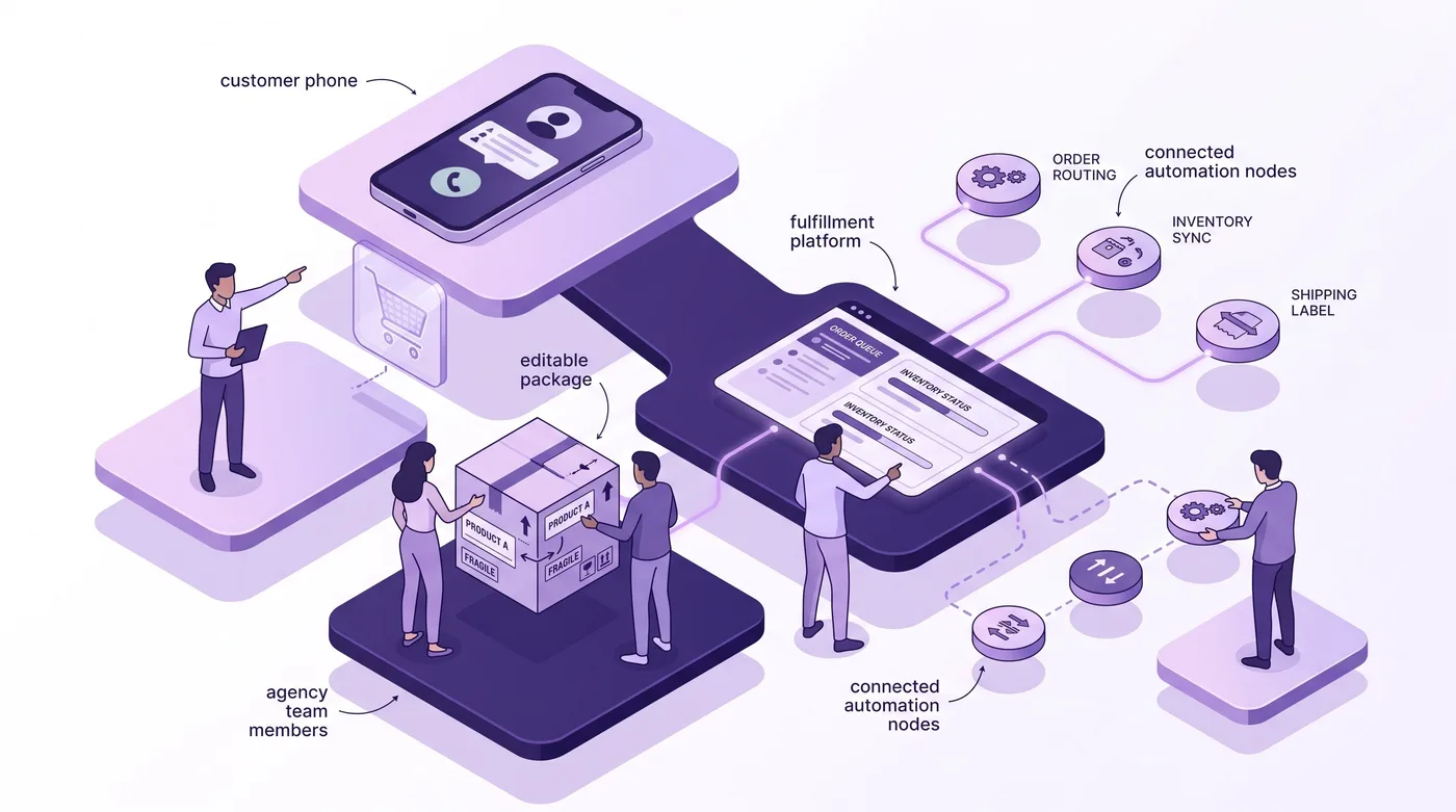 Agencia Shopify Plus que ofrece la edición de pedidos después de la compra