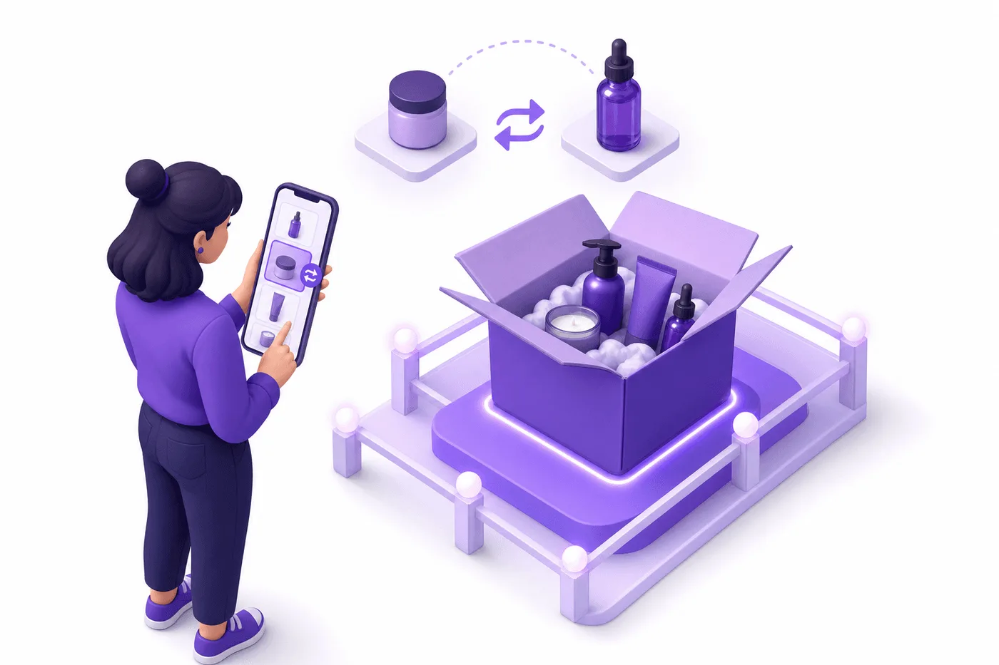 Cliente que edita por su cuenta un pedido con un pack de varios artículos después de la pantalla de pago en Shopify