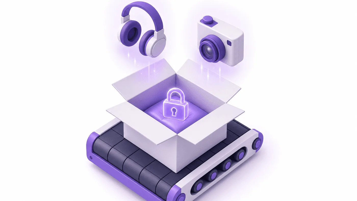 Ordine Shopify con una riga bloccata e due righe modificabili