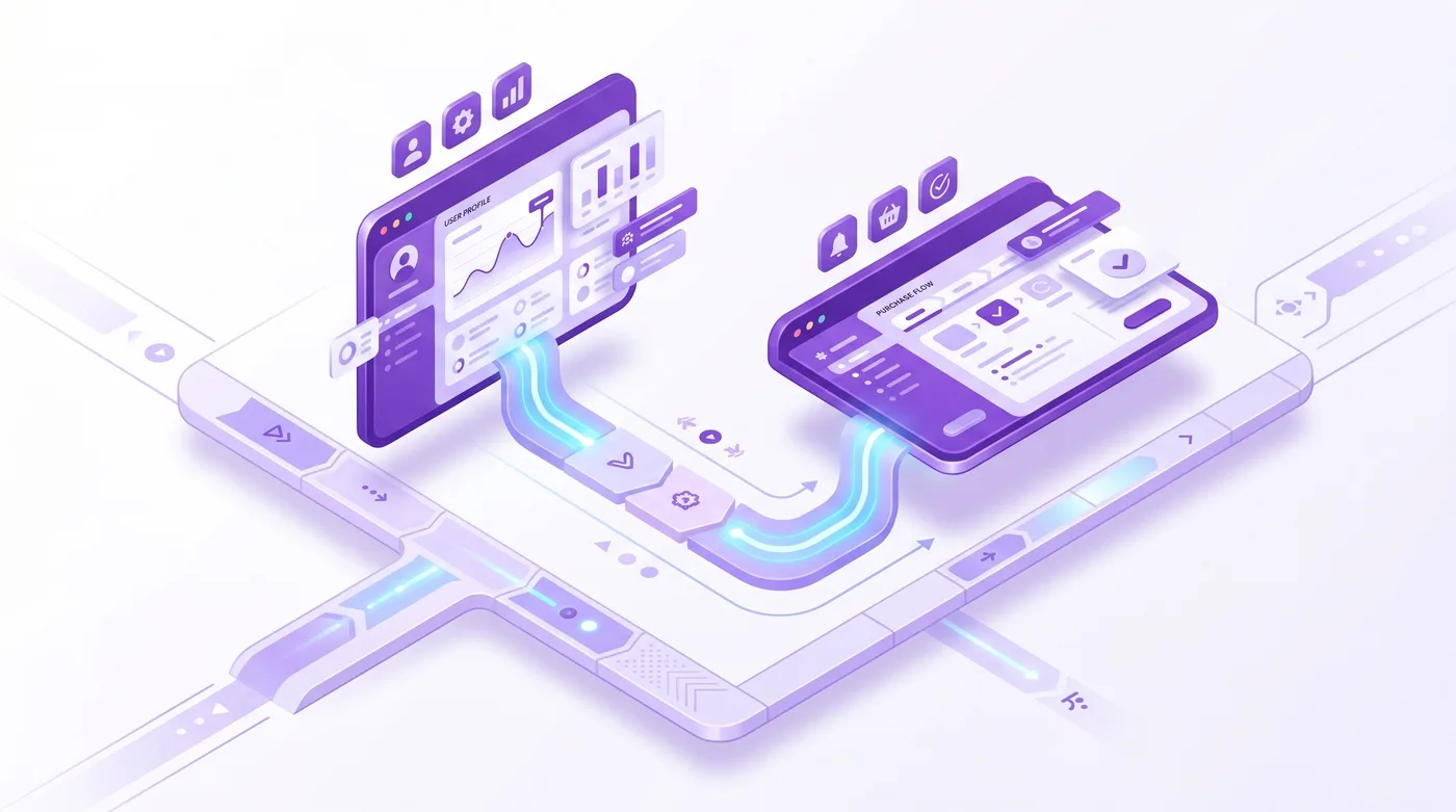 Tracking-app en app voor het bewerken van bestellingen werken samen na de aankoop