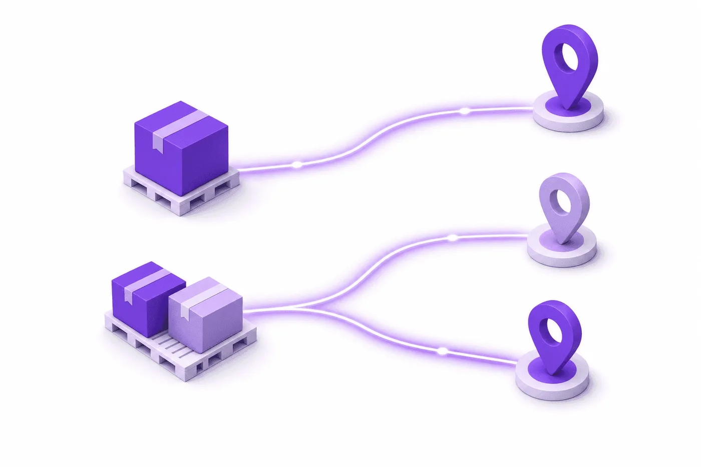 Unfulfilled and partially fulfilled Shopify orders taking different paths