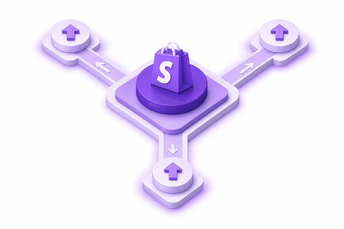 Diagramma decisionale per la migrazione da Shopify Advanced a Plus, con scadenze del 2026 e soglie di fatturato