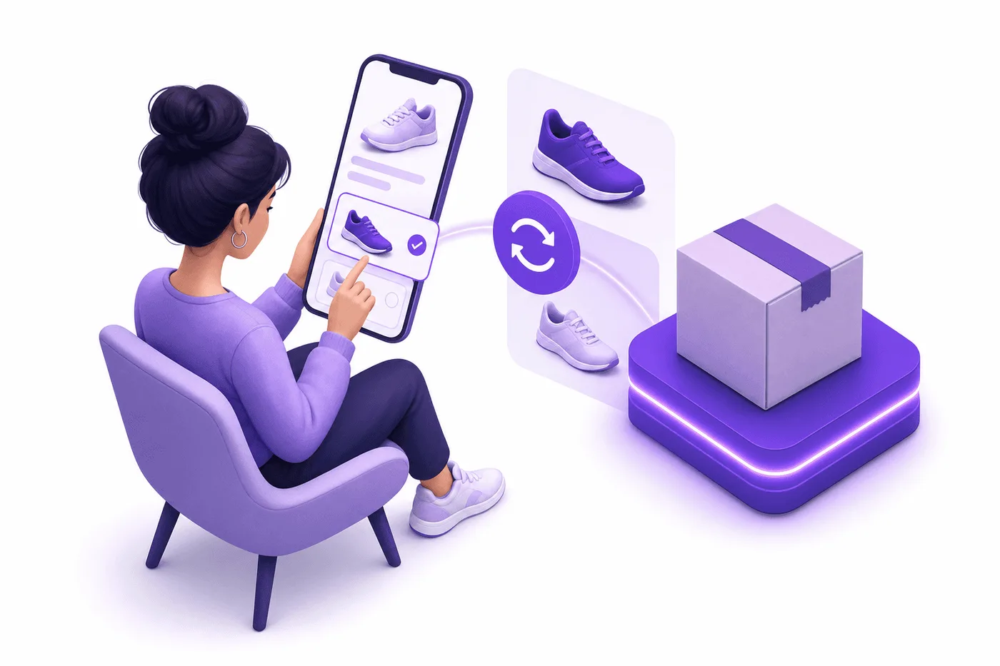 Cliente trocando o tamanho errado no pedido da Shopify minutos após o checkout