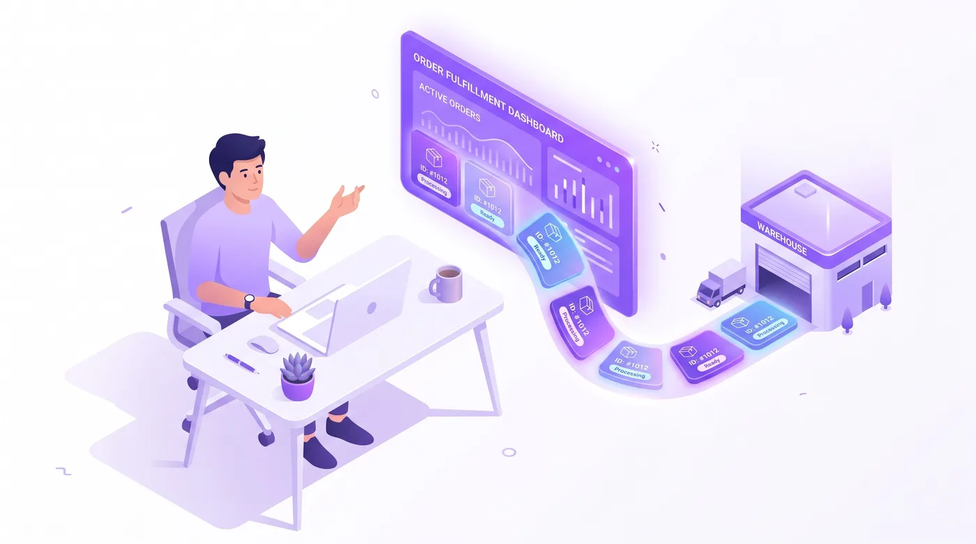 Responsable de operaciones gestionando las retenciones de pedidos de Shopify y la integración con un 3PL