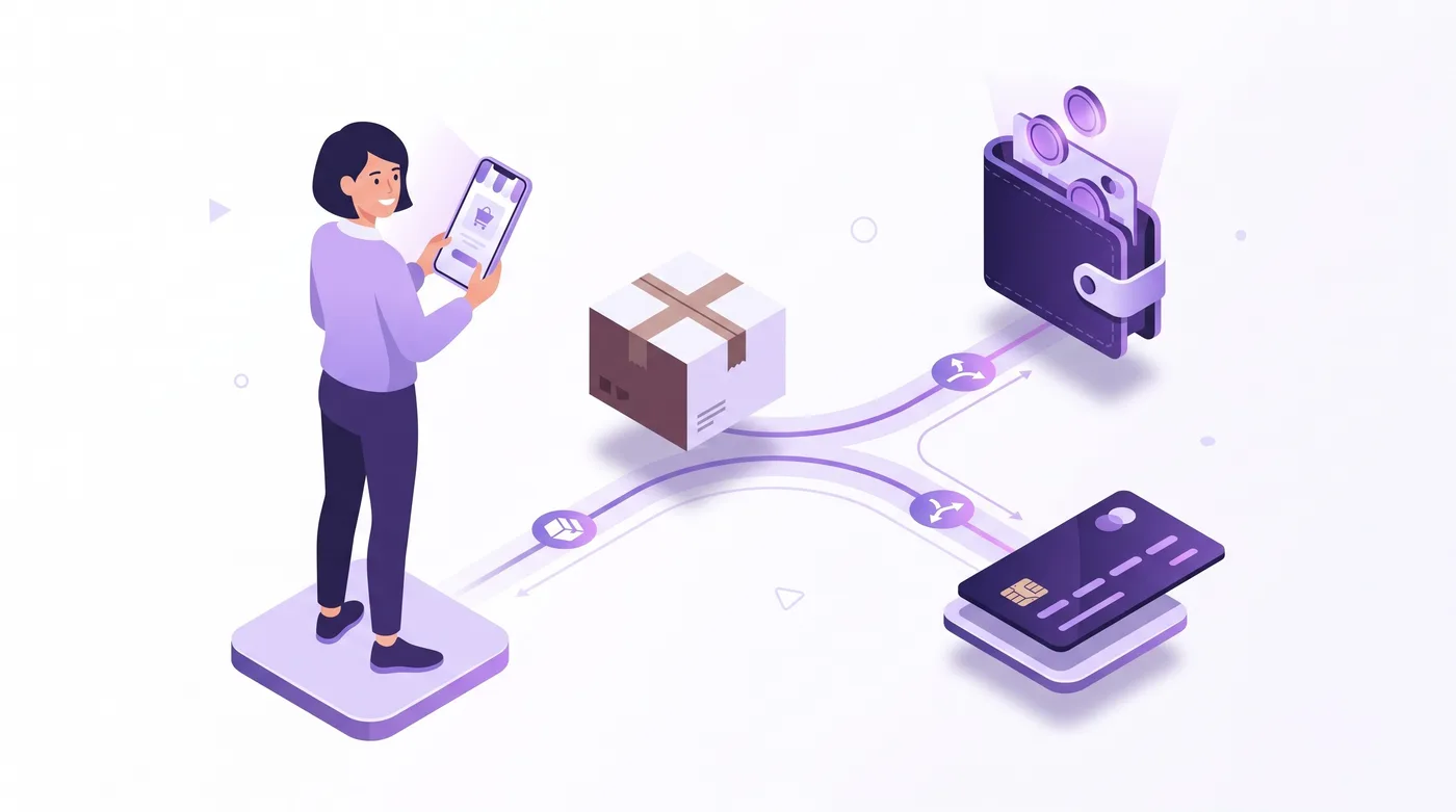 Credito del negozio e percorsi di rimborso su Shopify dopo il checkout